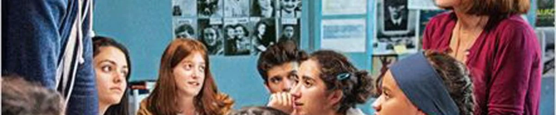Affiche du film montrant les lycéen·ne·s et leur professeure