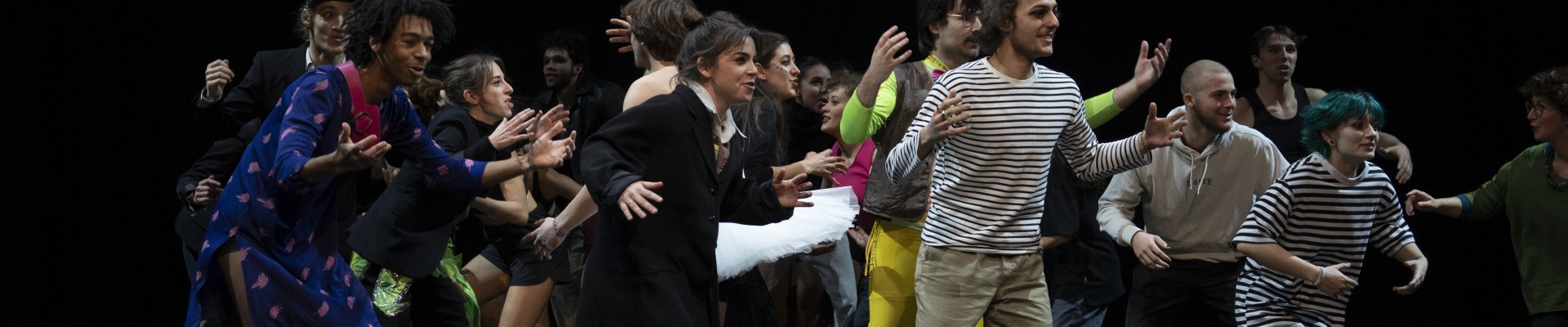 La troupe du CPES théâtre en représentation