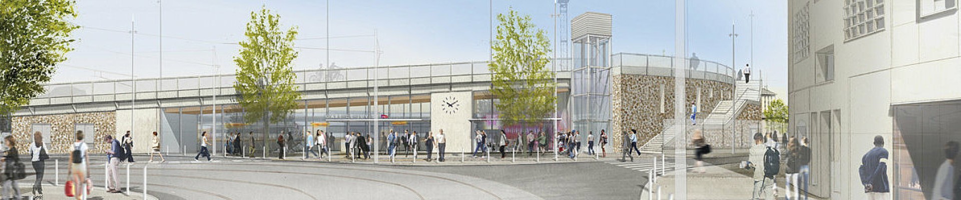 vue d'architecte futur pôle