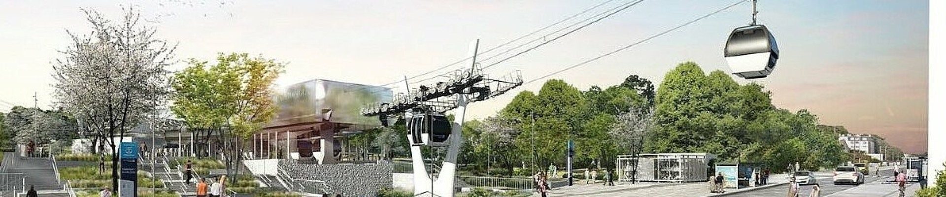 vue d'architecte câble