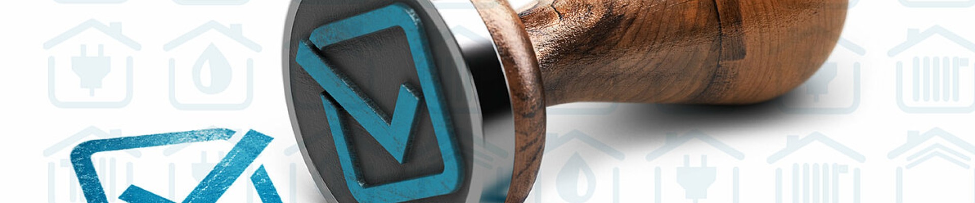 L'image représente un tampon de validation