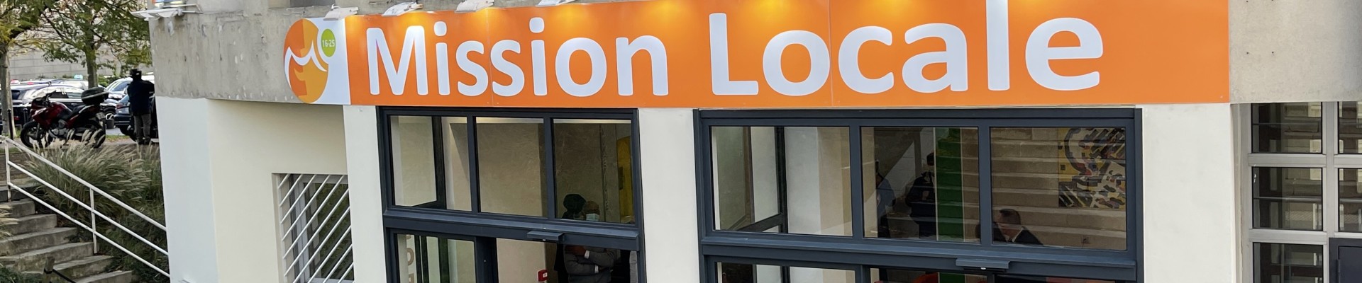 Façade de la mission locale de Vitry