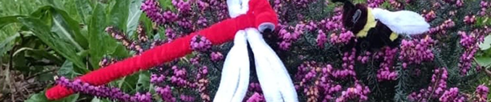 abeille et libellule en décoration