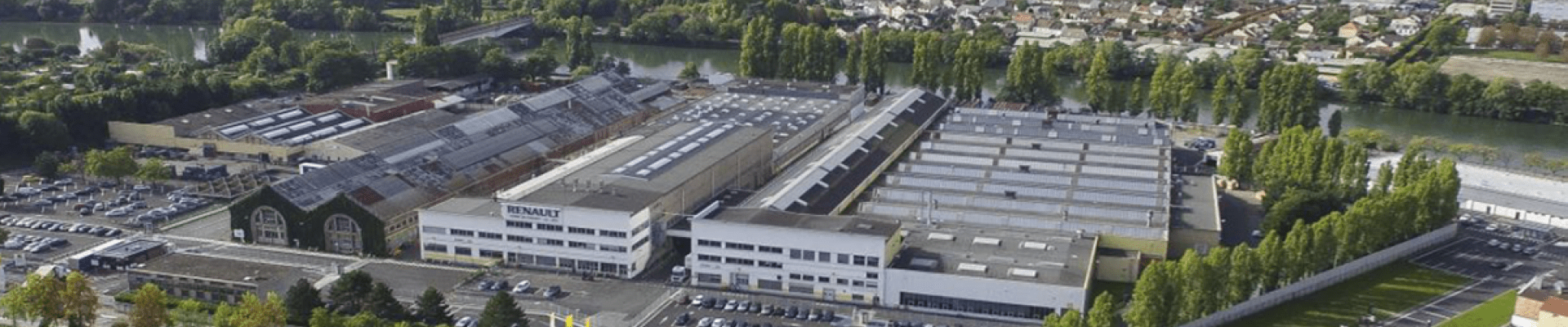 L'usine de Choisy en vue aérienne