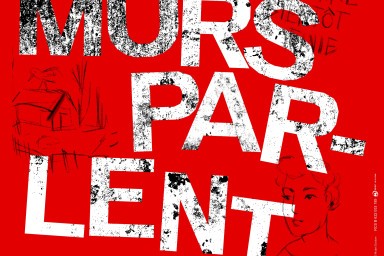 Affiche de l'exposition présentant quelques graffitis retrouvés dans les cellules de prisonniers de Fresnes pendant la Seconde Guerre mondiale