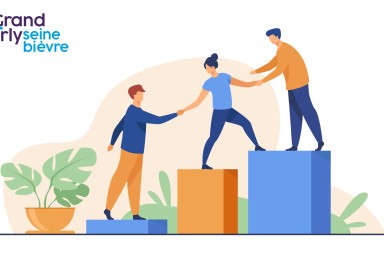 Personnes qui se tendent la main