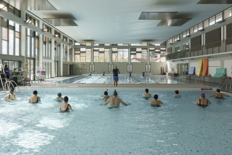 cours aquagym à la piscine de Fresnes