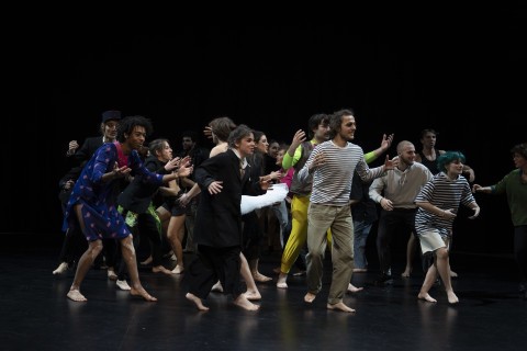 La troupe du CPES théâtre en représentation