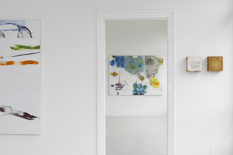 Vue de la galerie, exposition Olivier Marty "...m'étant égaré en chemin", 2025